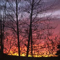 anchorage sunset